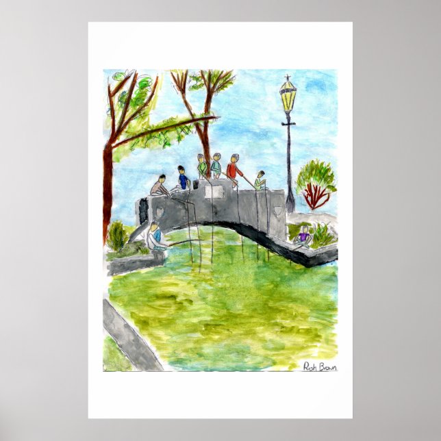 Botany Pond Poster (Vorne)