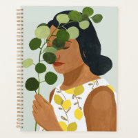Botany Portrait - Frau mit Grün