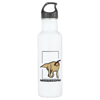 Botella de agua diseño dinosaurio Parasaurolophus Edelstahlflasche