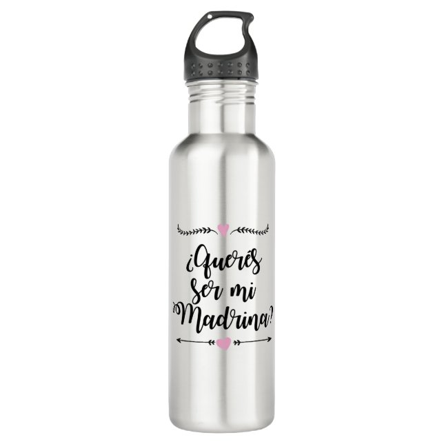 Botella de agua edelstahlflasche (Vorderseite)