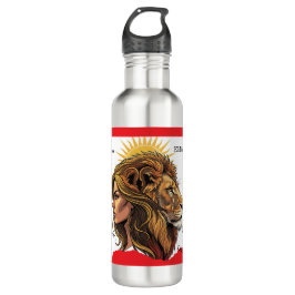 Botella de Agua Lady Leo León Zodíaco Edelstahlflasche