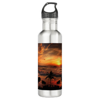 Botella De Agua Un dia de playa Edelstahlflasche
