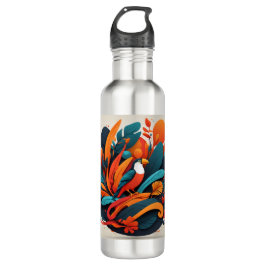 Botella Reutilizable Arte Equilibrio Natural Edelstahlflasche