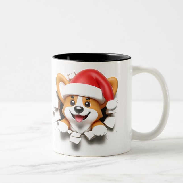 Both Side 3D Christmas | Merry Christmas Mug (Droit)