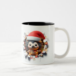 Both Side 3D Christmas Wird Merry Christmas Mug Zweifarbige Tasse