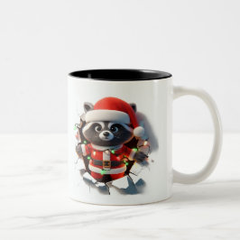 Both Side 3D Christmas Wird Merry Christmas Mug Zweifarbige Tasse