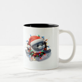 Both Side 3D Christmas Wird Merry Christmas Mug Zweifarbige Tasse