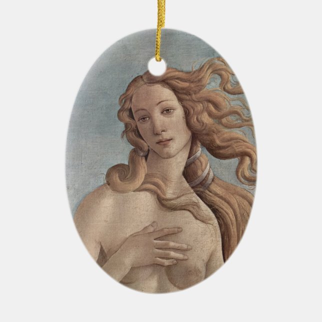 Boticellis Geburt von Venus-Verzierung Keramikornament (Vorne)