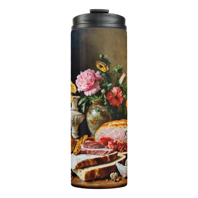 Botol Vanitas: Ein Stillleben-Fest aus dem 17. Jah Thermosbecher (Vorderseite)