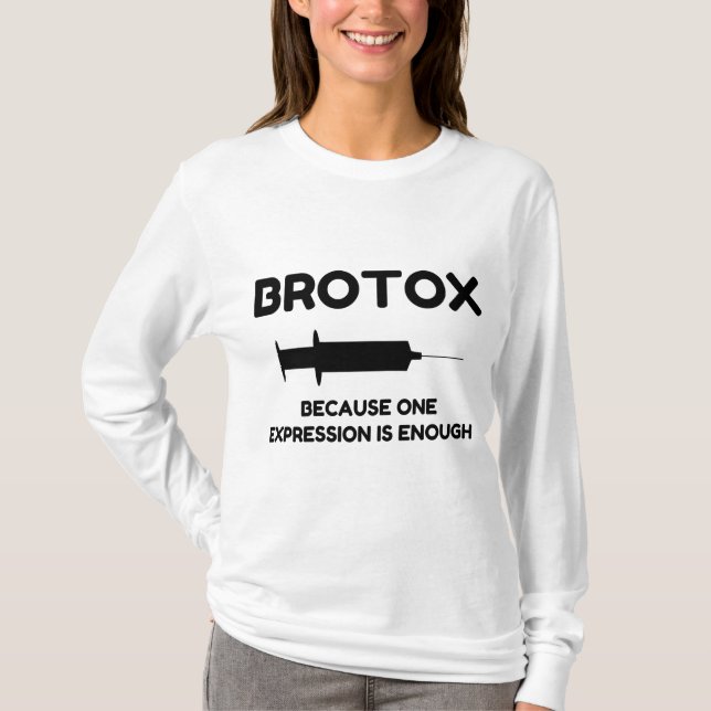 Botox-Ausdruck T-Shirt (Vorderseite)