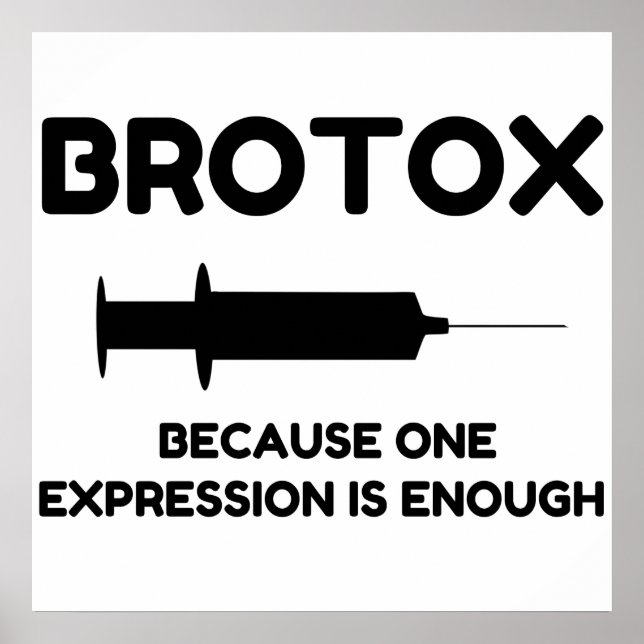 Botox Expression Poster (Vorne)