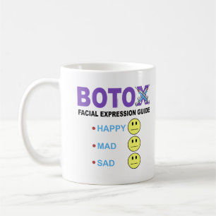 BOTOX Gesichtsausdruckführer Kaffeetasse