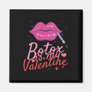 Botox ist mein Valentine Single Kostüm Anti Valent Magnet