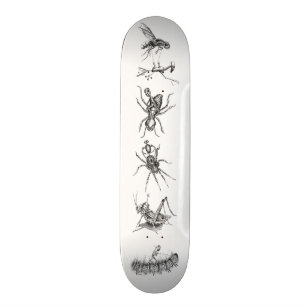 Bots, die Wanzen-Collage reiten Skateboard