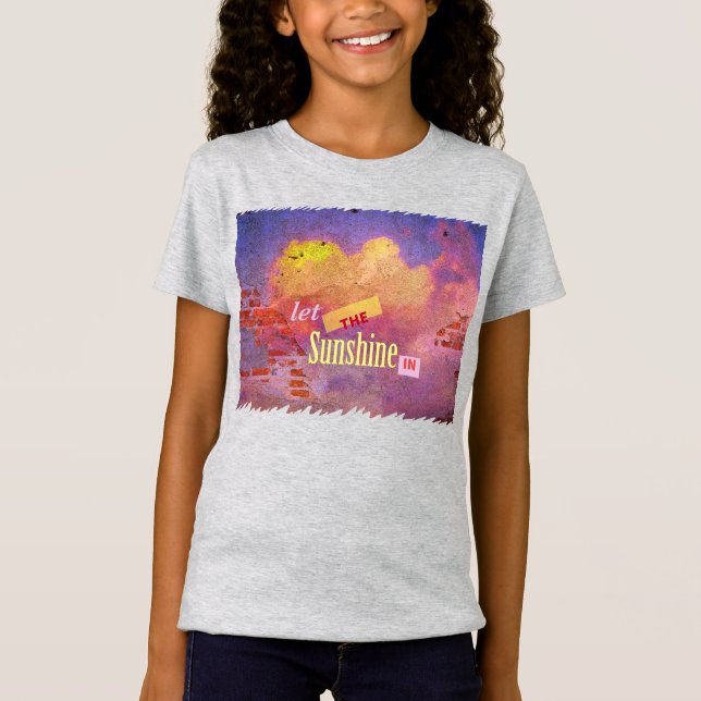 Botschaft an einer Mauer T-Shirt (Vorderseite)