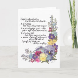 Botschaft der Hoffnung Karte