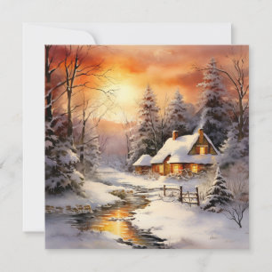 Botschaft des Trostes und der Freude Feiertagskarte