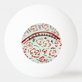 Botschafter Tischtennisball