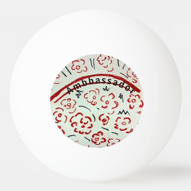 Botschafter Tischtennisball (Vorderseite)