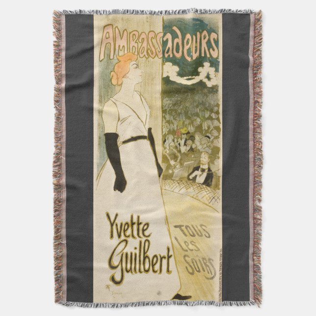 Botschafter Yvette Guilbert von Theophile Steinlen Decke (Vorderseite Vertikal)