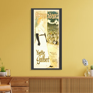 Botschafter Yvette Guilbert von Theophile Steinlen Leinwanddruck
