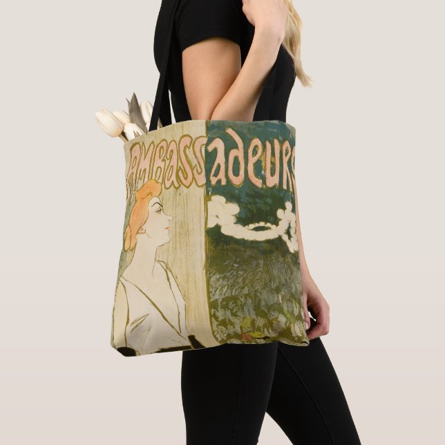 Botschafter Yvette Guilbert von Theophile Steinlen Tasche (Von Nahem)