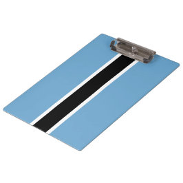 Botsuana-Flagge (Botsuana) Klemmbrett