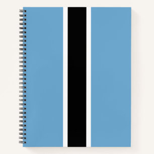 Botsuana-Flagge (Botsuana) Notizbuch