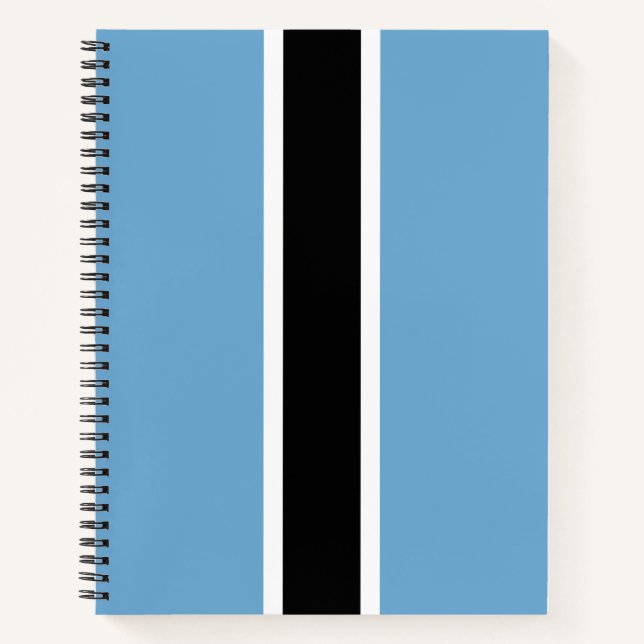 Botsuana-Flagge (Botsuana) Notizbuch (Vorderseite)