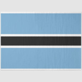 Botsuana-Flagge (Botsuana) Seidenpapier