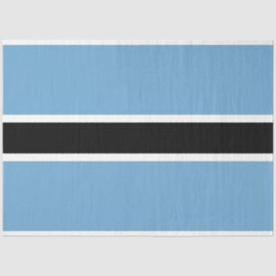Botsuana-Flagge (Botsuana) Seidenpapier