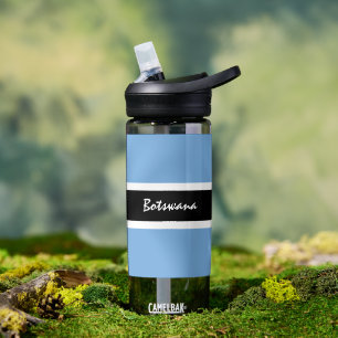 Botsuana-Flasche, patriotische Botsuana-Flagge Trinkflasche