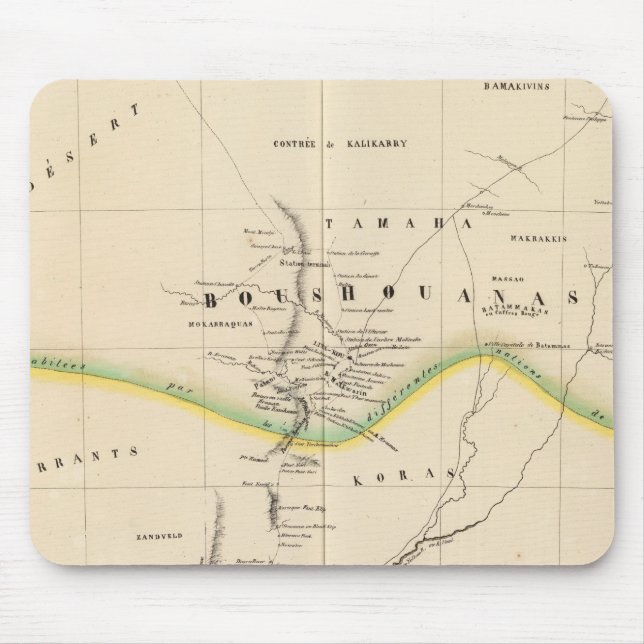 Botsuana, Südafrika 51 Mousepad (Vorne)