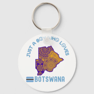 Botswana African country Schlüsselanhänger