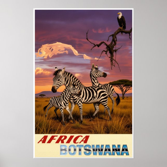 Botswana, Afrika Poster (Vorne)