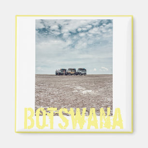 Botswana-Auto-Reise-Wüsten-Magnet Magnet