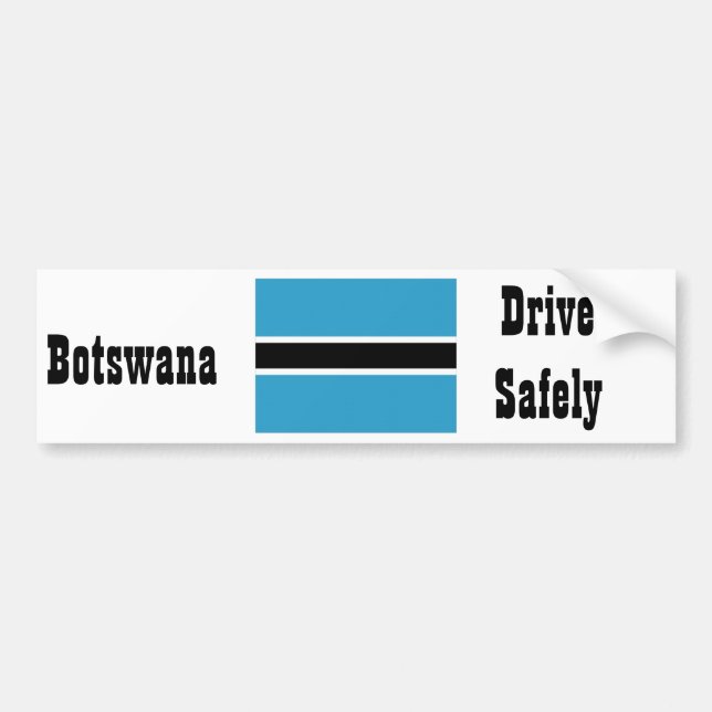Botswana Autoaufkleber (Vorne)