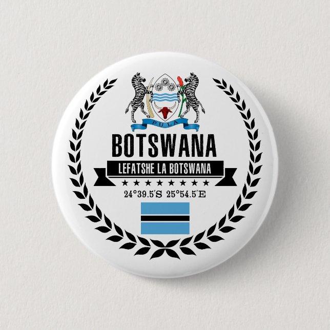 Botswana Button (Vorderseite)
