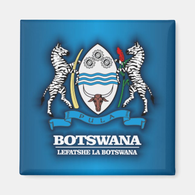 Botswana COA Magnet (Vorne)