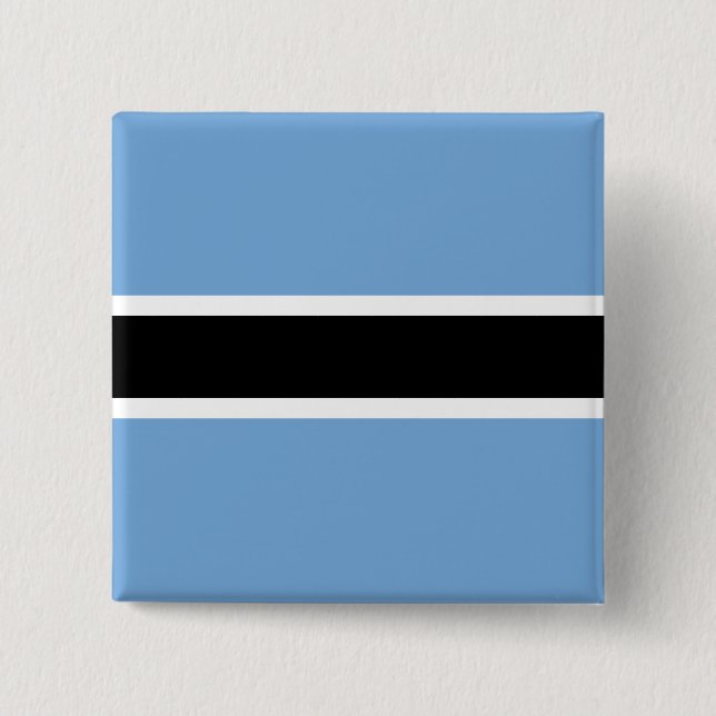 Botswana Flag Button (Vorderseite)
