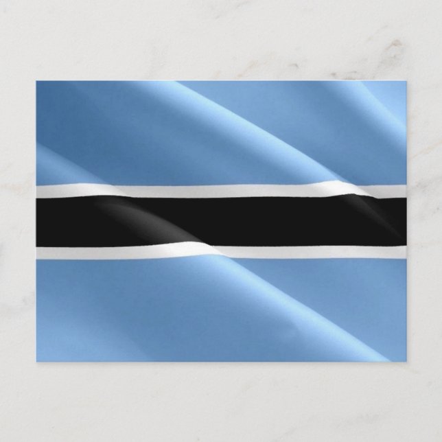 Botswana - Flag - Postkarte (Vorderseite)