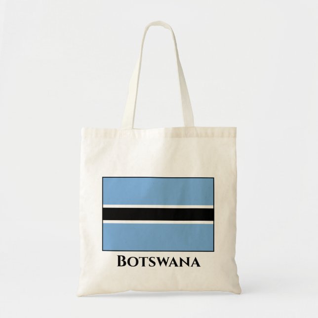 Botswana Flag Tragetasche (Vorne)