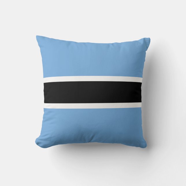 Botswana Flag x Flag Kissen (Vorderseite)