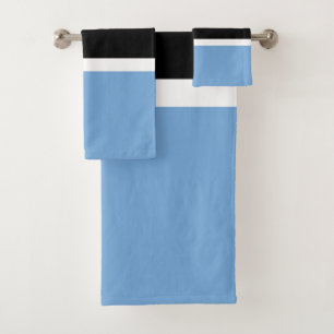 Botswana-Flagge Badhandtuch Set