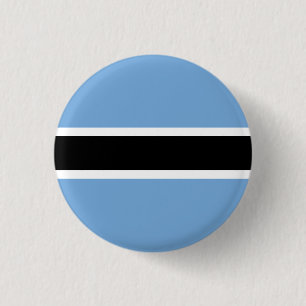 Botswana-Flagge Button