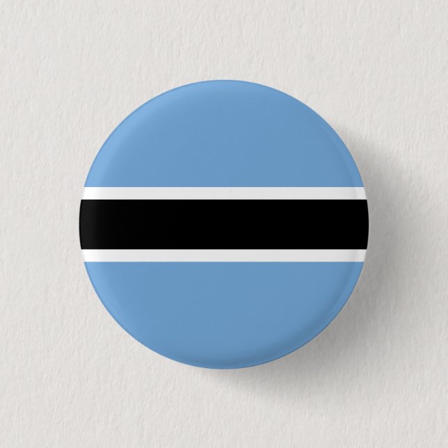 Botswana-Flagge Button (Vorderseite)