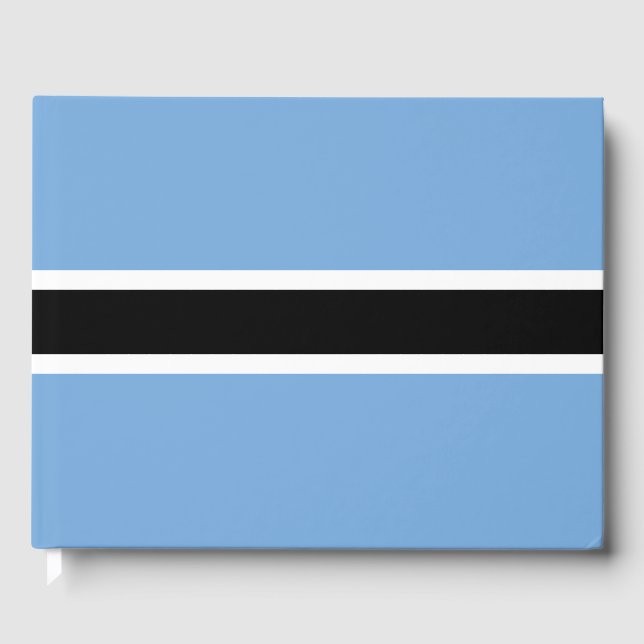 Botswana-Flagge Gästebuch (Vorderseite)