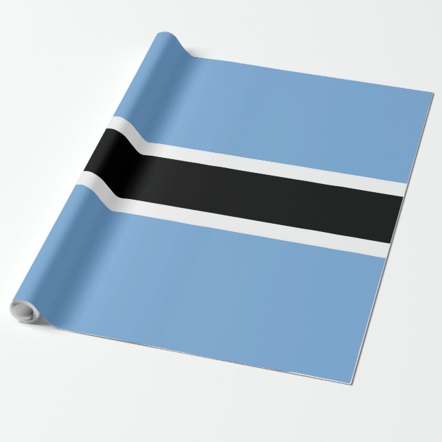 Botswana-Flagge Geschenkpapier (Ungerollt)