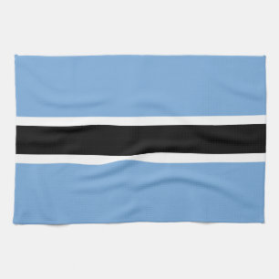 Botswana-Flagge Geschirrtuch