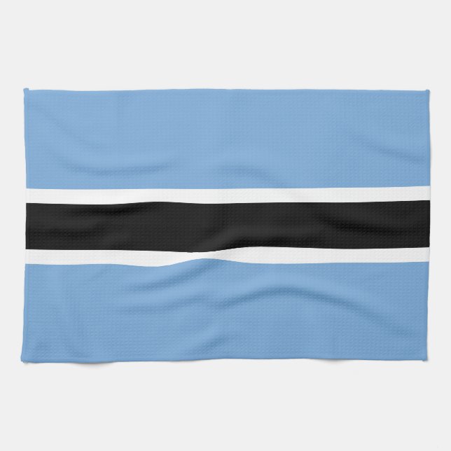 Botswana-Flagge Geschirrtuch (Horizontal)